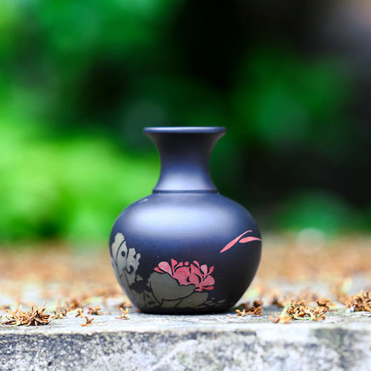 段栗（少石）紫陶盖置 商品图0