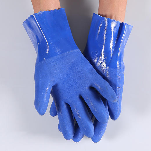 耐油、耐酸碱磨砂手套（新老包装随机发） 27cm 商品图3