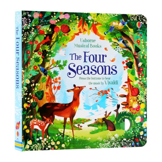 四季 音乐发声书 英文原版 Usborne The Four Seasons Musical Books 尤斯伯恩 儿童艺术启蒙英语绘本 纸板书 英文版进口书籍 商品图0