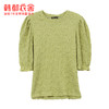 韩都衣舍2021春季新款女装宽松小心机上衣设计感短袖T恤女MX10164 商品缩略图3