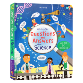 问与答之科学篇 英文原版 Usborne Questions And Answers About Science 儿童英语百科科普读物 探索互动立体翻翻书 英文版