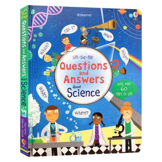 问与答之科学篇 英文原版 Usborne Questions And Answers About Science 儿童英语百科科普读物 探索互动立体翻翻书 英文版 商品图0