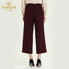 乔万尼新款立体剪裁简洁舒适通勤干练气质显瘦显腿长阔腿裤ES3F565 商品缩略图3
