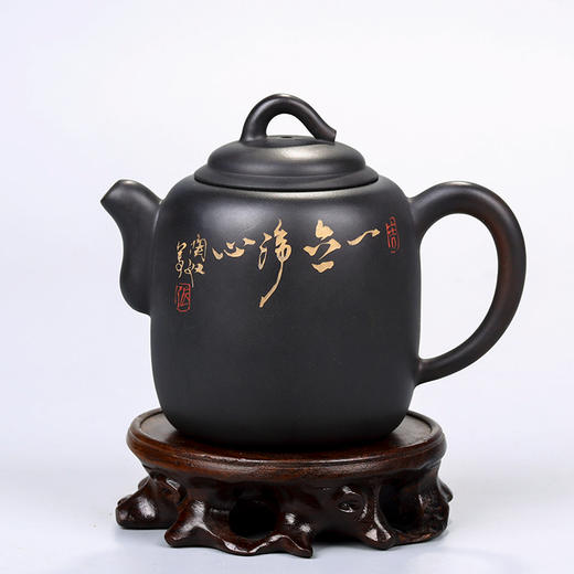 赵航 菩萨紫陶壶（一对） 商品图3