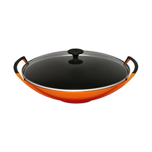 法国 Le Creuset 酷彩  中式炒锅珐琅铸铁锅 煎 炒 炸 36cm 商品图1