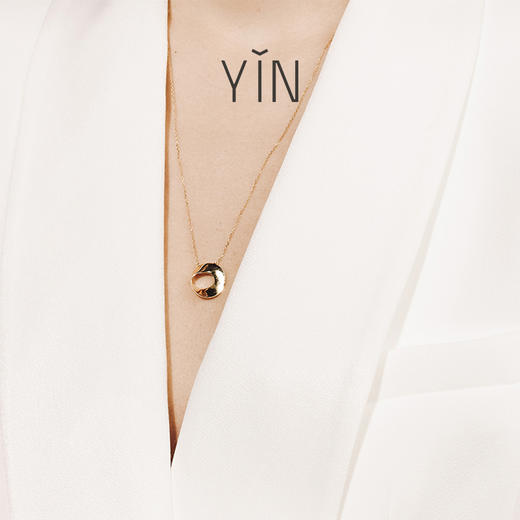 「隐」莫比乌斯环亮面长项链 商品图2