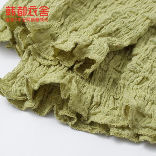 韩都衣舍2021春季新款女装宽松小心机上衣设计感短袖T恤女MX10164 商品图2