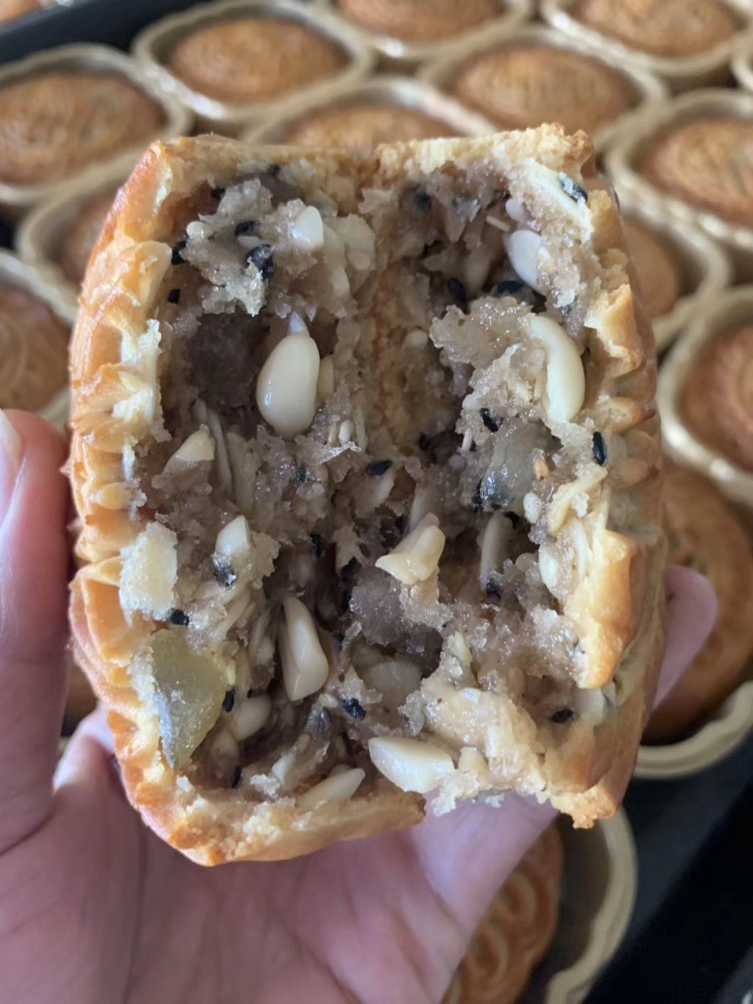 【每年爆款】隆安排糖豆沙,什锦月饼浓浓的豆沙香味软软的豆沙馅1斤4