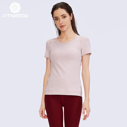 【100元任选4件】水沐伊朵瑜伽服短袖5318（清仓产品，收货7天内支持调换、不退款） 商品图1