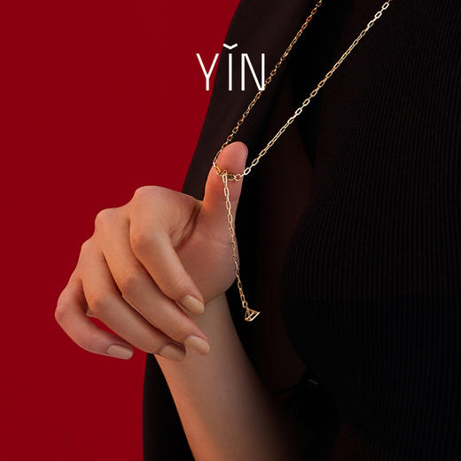 「屹」金字塔领带项链 商品图4