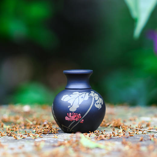 段栗（少石）紫陶盖置 商品图0