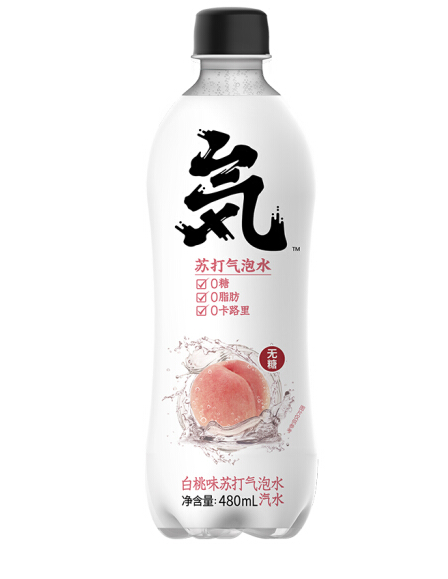 元气森林苏打水白桃味500ml*5