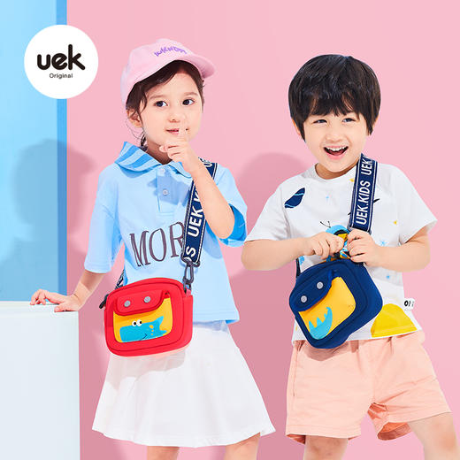 uek儿童包包斜挎包男女孩可爱帆布小包时尚斜跨单肩网红小挎包潮 商品图6