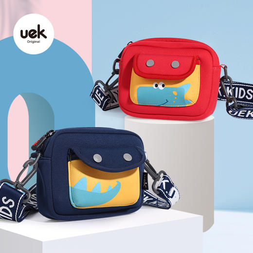uek儿童包包斜挎包男女孩可爱帆布小包时尚斜跨单肩网红小挎包潮 商品图7