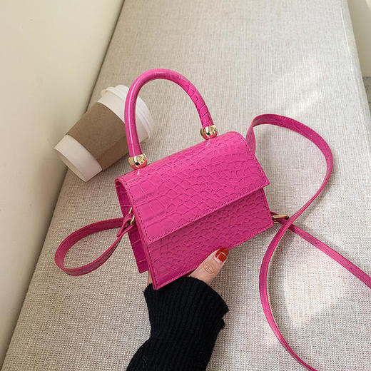 LBXB1127新款百搭斜挎时尚手提小方包 商品图3