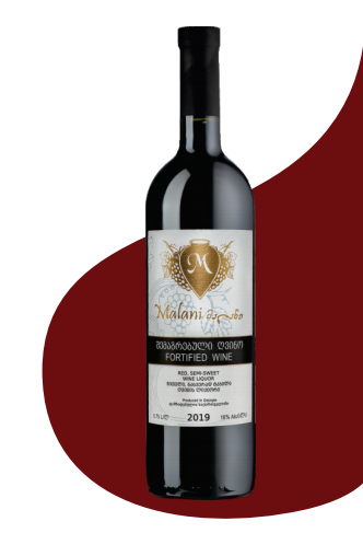 玛拉尼半甜型加度红葡萄酒