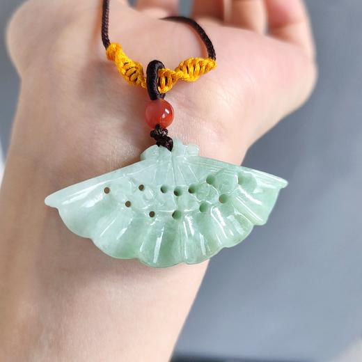 翡翠扇形项链 商品图1