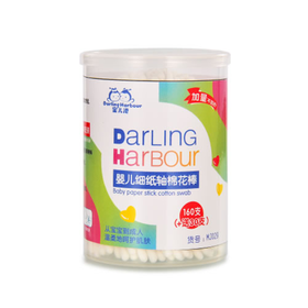 六一福利-蜜儿港婴儿细纸轴棉花棒160+30MJ033#
