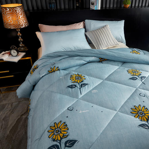 惠慈家居 德芙薰衣草被 羽丝棉薰衣草棉被 花香一室 150*200/200*230 两种规格可选 商品图2