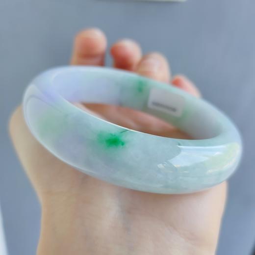 春带彩翡翠手镯 圈号：57 商品图1