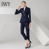 IWY/藏青色长袖西装长裤套装C0512+P0333 商品缩略图2