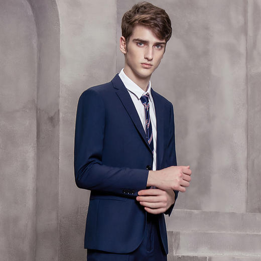 圣得西西服套装职业正装修身商务休闲新郎婚礼结婚礼服西装男套装