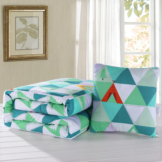 惠慈家居 精舒棉抱枕被 羽丝棉抱枕被 40*40cm/105*155cm 三色可选 商品图2