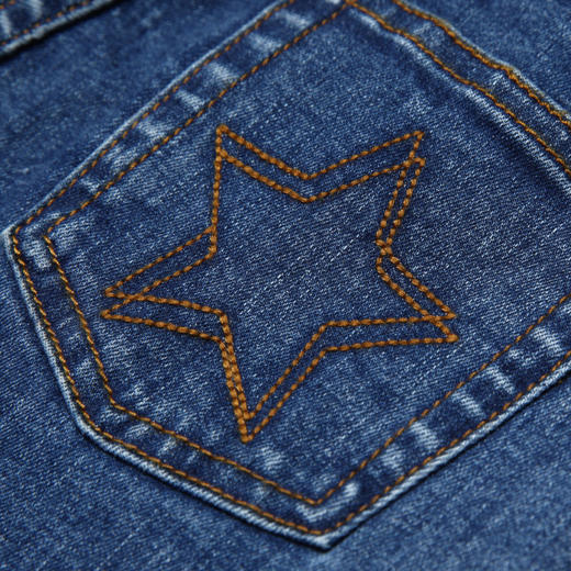 METTE童装2020秋新品女童牛仔裤时尚水洗小直筒女宝休闲裤 商品图4