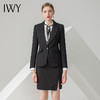 IWY/黑色长袖西装半裙套装CS85 商品缩略图1