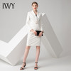 IWY/白色长袖西装半裙套装CS10347 商品缩略图4