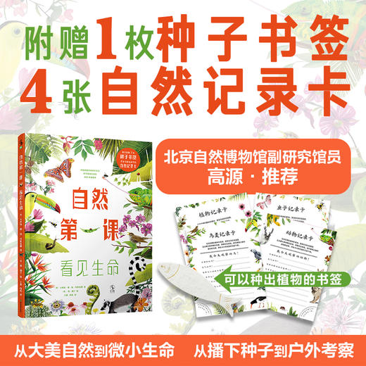 【未小读M码】【5-8岁】自然第一课 : 看见生命(给孩子的第一本认识自然万物、生命百态的书) 商品图0