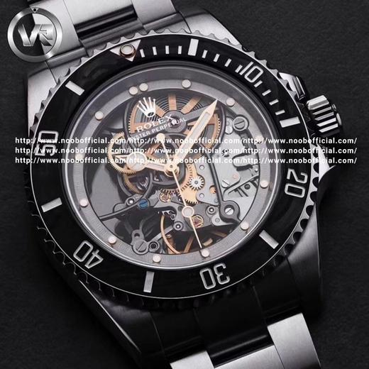 NOOB版本全镂空潜航者，RM027，根据116610为原型 是首次采用“碳纤维圈口” 全拆卸表盘以及3130机芯板只保留机芯的运行部分，可视整个机芯的运作原理，特别订制的增重型自动舵，目前为止改装 商品图3