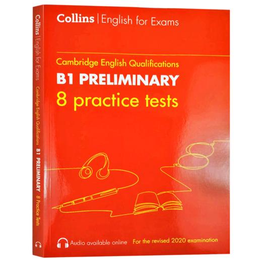 柯林斯剑桥英语PET模拟题 英文原版 Practice Tests for B1 Preliminary PET Collins Cambridge English 英文版考试书 商品图3