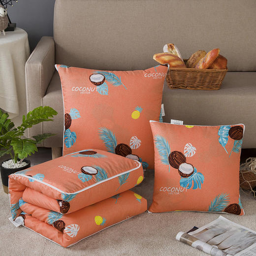 惠慈家居 精舒棉抱枕被 羽丝棉抱枕被 40*40cm/105*155cm 三色可选 商品图1