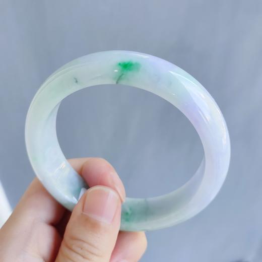 春带彩翡翠手镯 圈号：57 商品图2