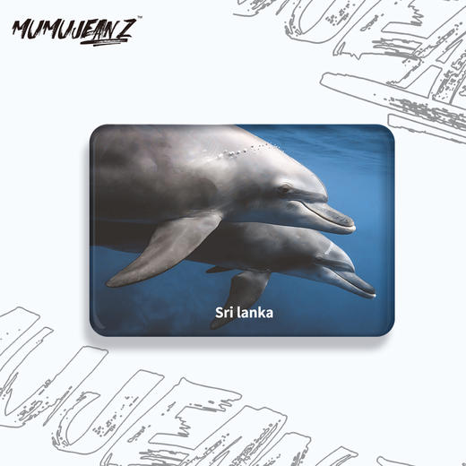【周边】鲸鱼水晶玻璃磁性冰箱贴系列二 商品图0