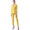IWY/黄色长袖西装长裤套装CP10223 商品缩略图4
