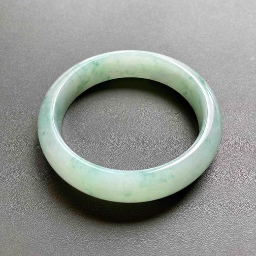 糯冰种飘花翡翠手镯56 商品图4