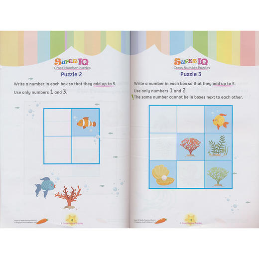 SAP Super IQ Maths Preschool Book 新加坡教辅 超级IQ数学学前练习册套装 商品图1