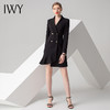 IWY/黑色长袖连衣裙Q10359 商品缩略图1