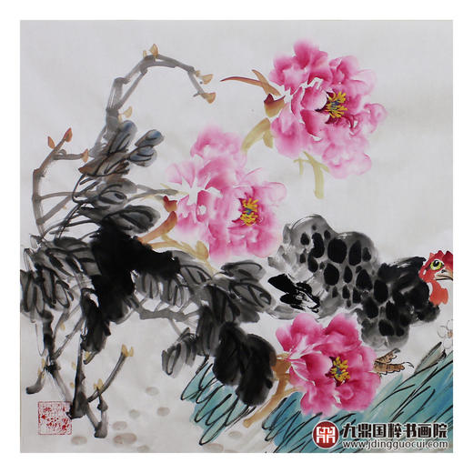 高云鹏《吉祥富贵》68*138cm 花鸟横幅作品 餐厅/茶室挂画 商品图3