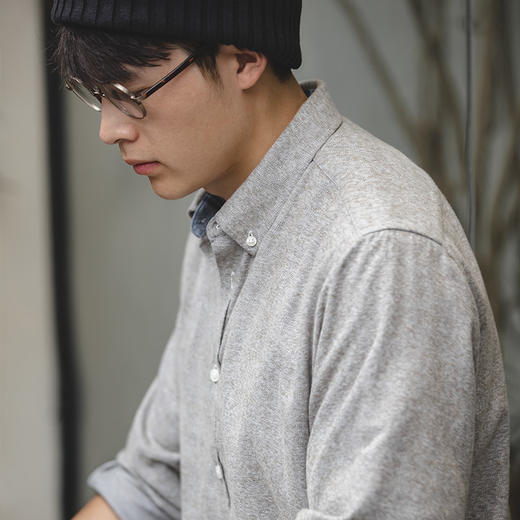工装拼团 胡椒盐系尖扣领衬衫(团长再减10元)