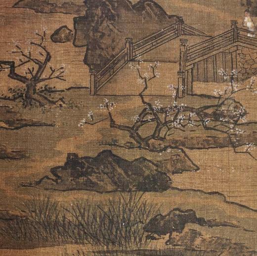 【定制书画】（南宋）刘松年《四景山水》绢本 手卷 馆藏书画高仿复制艺术品（付款后28天内发货） 商品图2