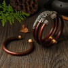 古老而珍贵的西藏鸡血藤镯 商品缩略图1