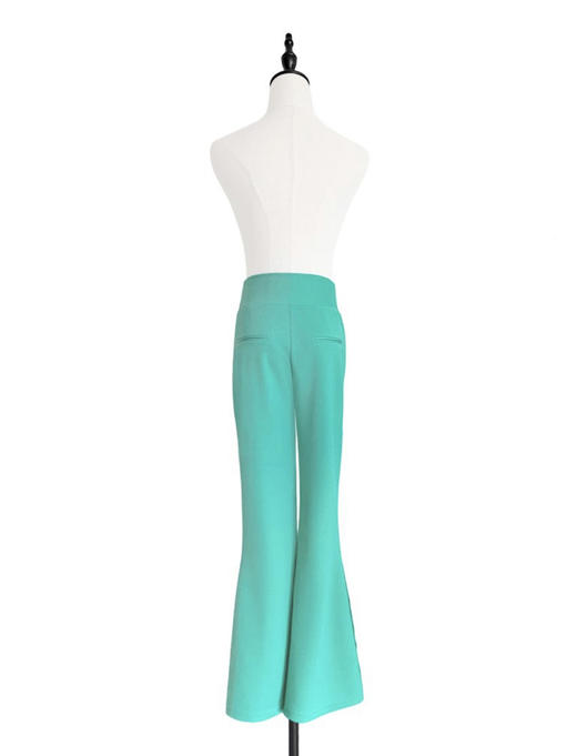 TYNVIE 金扣喇叭裤 - 薄荷绿 商品图2