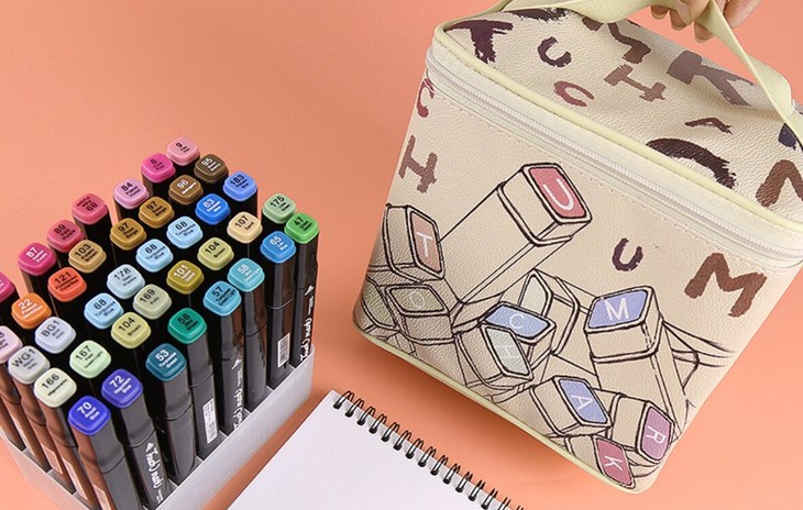 touchmark马克笔彩色套装双头学生动漫美术专用