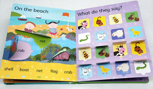 学单词 英文原版 Lift-The-Flap Word Book 趣味翻翻书 Usborne 英文版幼儿英语早教启蒙纸板书 进口原版书籍 商品图2