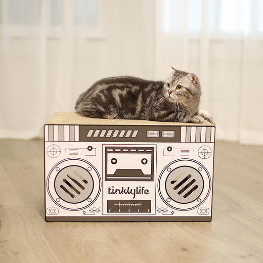 Tinklylife 收音机系列猫窝抓板 商品图7