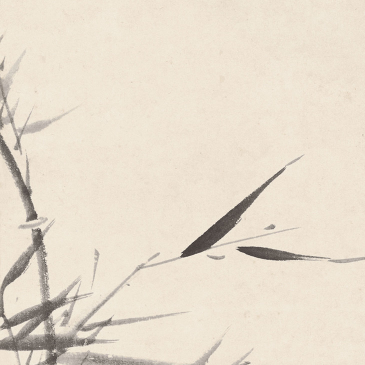 唐寅 风竹图 尺寸:44x83cm