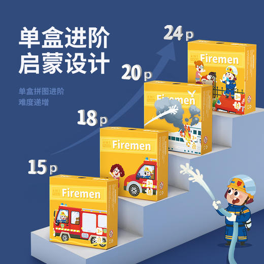 TOI图益四合一大块拼图儿童益智玩具宝宝幼儿早教男女孩 商品图2